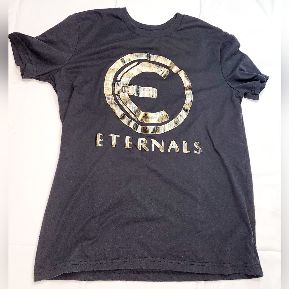 Disney Marvel Eternals black Tshirt womens size large